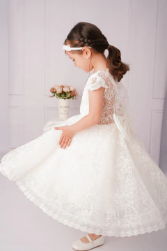 Imagen de Diseño Tutú Nieve m/c-m/l - Vestido Soñado A PEDIDO