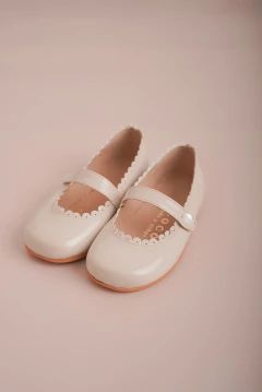 Ballerina Cocó con Botón de Nácar Beige na internet
