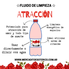 FLUIDO DE LIMPIEZA ATRACCIÓN