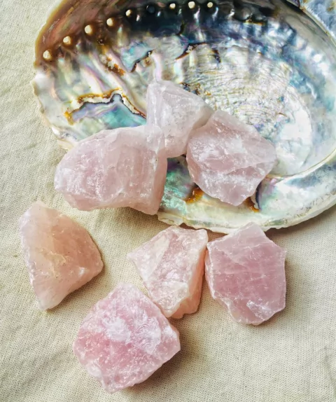 CUARZO ROSA en bruto