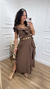 Vestido Bárbara Marrom na internet