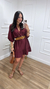 Vestido Mirtz Marsala na internet