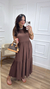 Vestido Mariah Marrom - comprar online