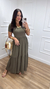 Vestido Zara Verde Militar na internet