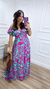 Vestido Marrocos Verde/Pink