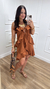 Conjunto Boho Babados Marrom - comprar online