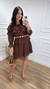 Vestido Marcela Marrom - loja online