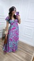 Vestido Marrocos Verde/Pink na internet