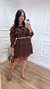 Vestido Marcela Marrom - Fernanda Carlos