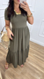 Vestido Zara Verde Militar - Fernanda Carlos