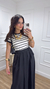 T-shirt Listras Preto - loja online