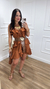 Conjunto Boho Babados Marrom - comprar online