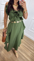 Vestido Bárbara Verde Militar