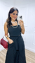 Cropped Alfaiataria Valência Preto - Fernanda Carlos