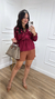 Bata Boho Marsala - Fernanda Carlos