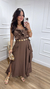 Vestido Bárbara Marrom - loja online