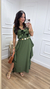 Vestido Bárbara Verde Militar - loja online