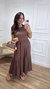 Vestido Mariah Marrom - loja online
