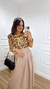 Blusa Babados Animal Print - loja online