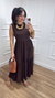 Vestido Mariah Marrom Escuro - Fernanda Carlos
