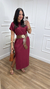 Vestido Malha Liso Marsala