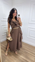 Vestido Bárbara Marrom - comprar online