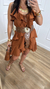 Conjunto Boho Babados Marrom - loja online