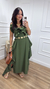 Vestido Bárbara Verde Militar na internet
