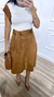 Muscle Tee Bicolor Off/Caramelo
