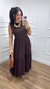 Vestido Mariah Marrom Escuro - comprar online