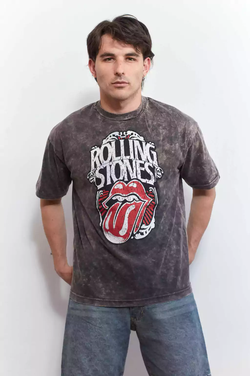 remera rolling stone prelavada