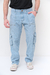 Jean mom cargo rigido mod 08