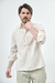 Camisa de lino 3 botones en internet