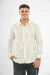 Camisa de lino rayada