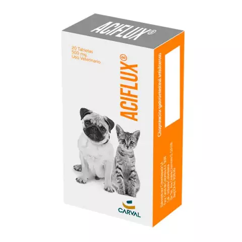 Aciflux 500 mg Antiácido y Antidiarreico x 20 Tabletas - comprar en línea