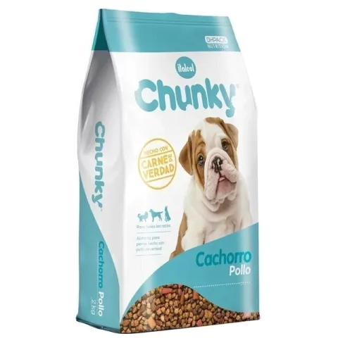 Comida para perro Chunky Cachorro Pollo 500 Grs