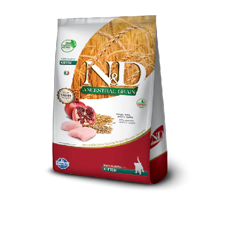Comida para Gato N&D Ancestral Felino Pollo Kitten x 1,5k