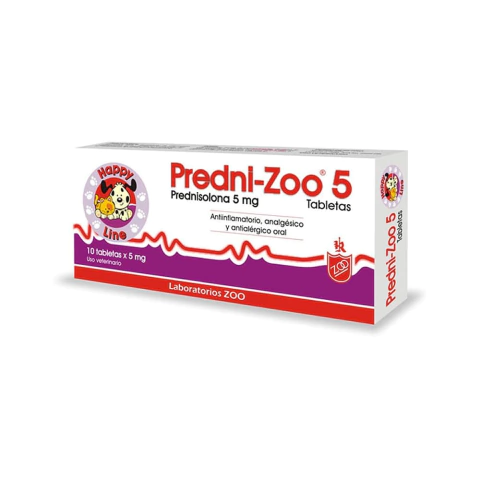 Antiinflamatorio Predni - Zoo 5 mg x 10 Tabletas