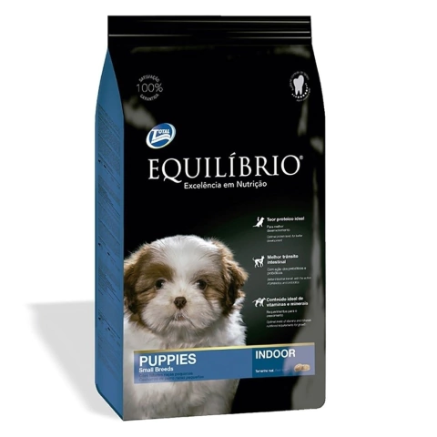 Comida para Perro Equilibrio Puppy Razas Pequeñas Indoor x 500 Grs