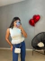 Blusa regata com plumas - branco - Amor de Peça - Looks Femininos Estilosos, Loja de Roupa Feminina Online