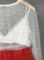 Blusa tule poá + sutiã - branco na internet