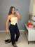 Conjunto calça zara e cropped babados - preto - online store