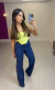 Calça jeans wide leg com elastano - lavagem escura - 28000 - 2 na internet