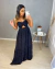 Vestido longo camadas poá - preto - Amor de Peça - Looks Femininos Estilosos, Loja de Roupa Feminina Online