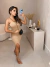 Vestido tomara que caia com fenda - bege on internet