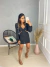Vestido macaquinho com manga princesa alfaiataria - preto - loja online