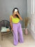 Cropped ponto crochê decote quadrado - amarelo lima - buy online
