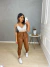 Calça jogger couro - marrom - Amor de Peça - Looks Femininos Estilosos, Loja de Roupa Feminina Online