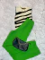Image of Calça pantalona cós alto no crepe - verde