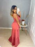 Vestido longo nozinho camadas - rosa goiaba - buy online